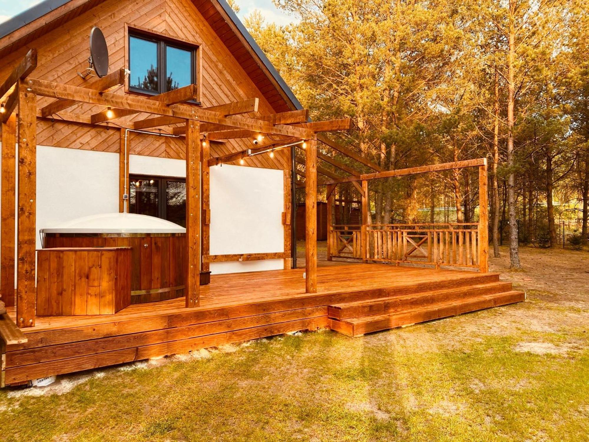 Domek Bartoszylas Z Sauna I Balia Kültér fotó
